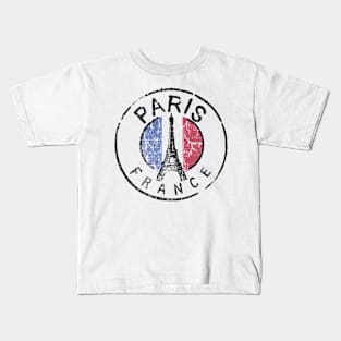 Paris France Kids T-Shirt